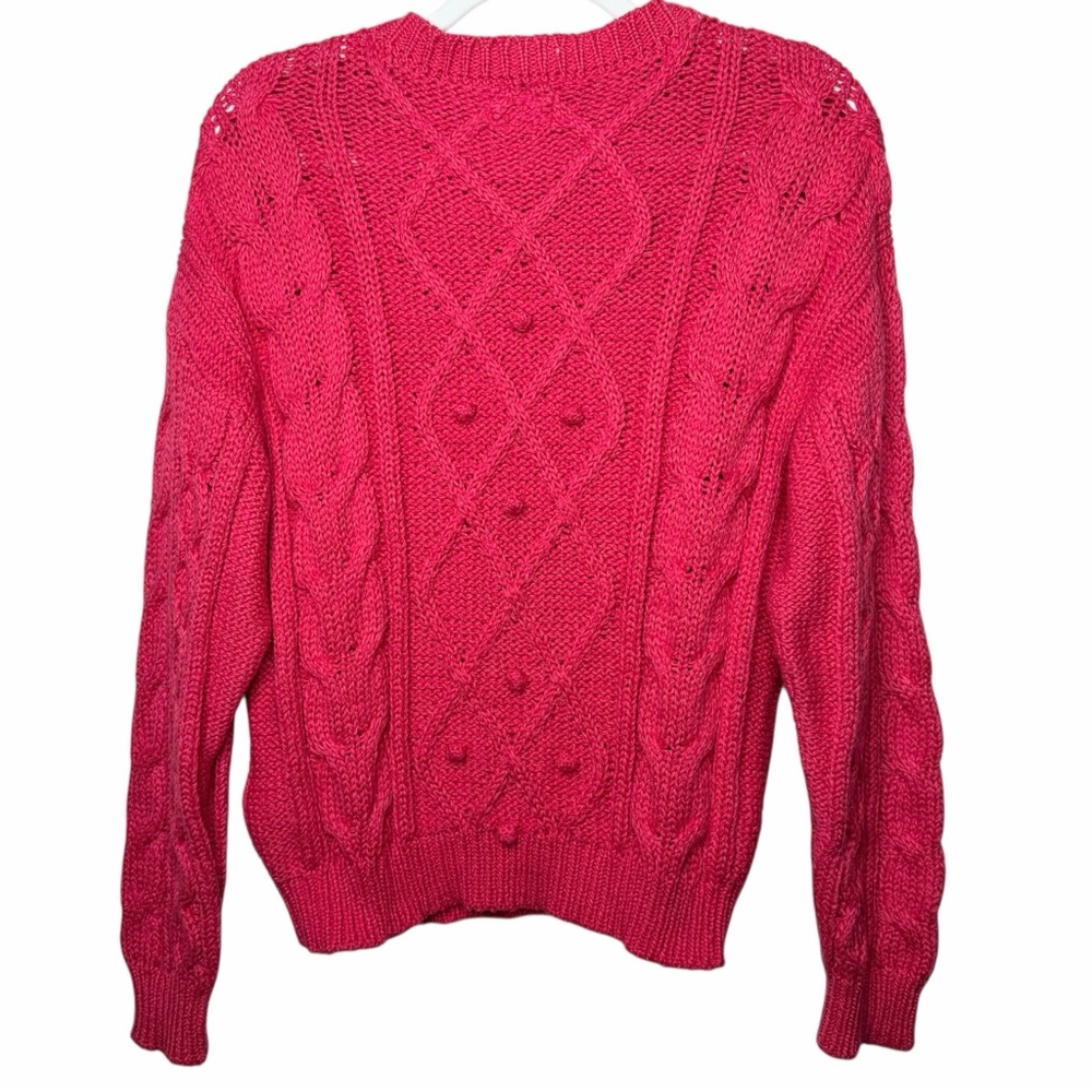 NEW MOTHER The Jumper Misfit Cable Knit Sweater - Picture 4 of 15